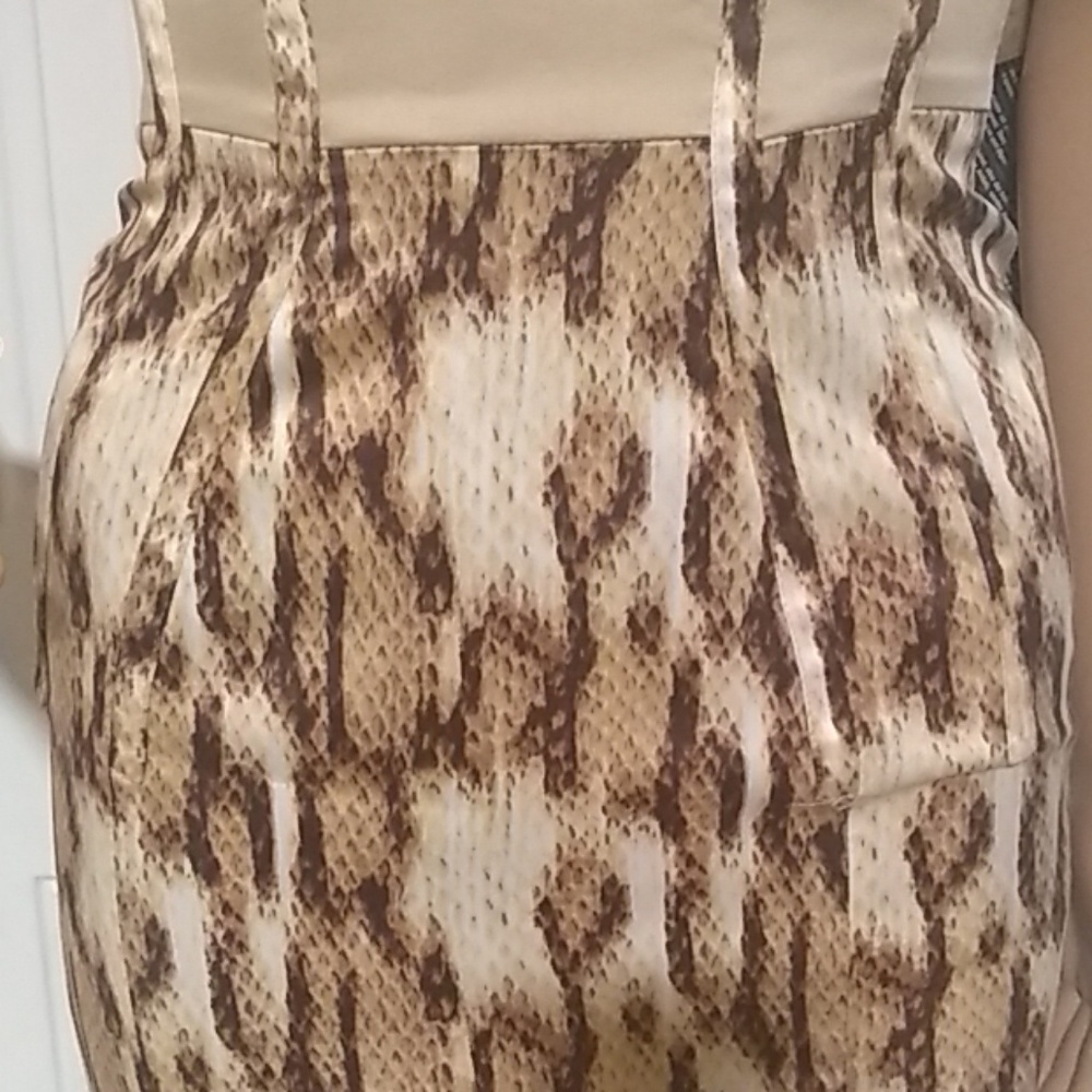 SOLD! NEW JUST CAVALLI SILK JERSEY STRAIGHT DRESS - Picture 4 of 8